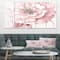 Designart - Indigold Shabby Peonies Pink - Farmhouse Gallery-wrapped Canvas